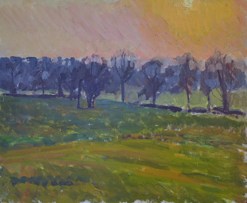 Rapsley view, sunset