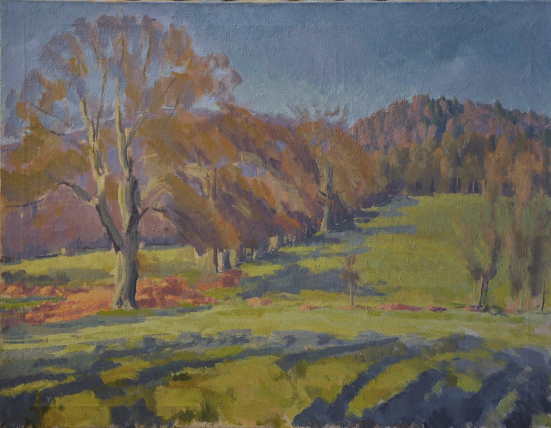 Winter trees, Rapsley